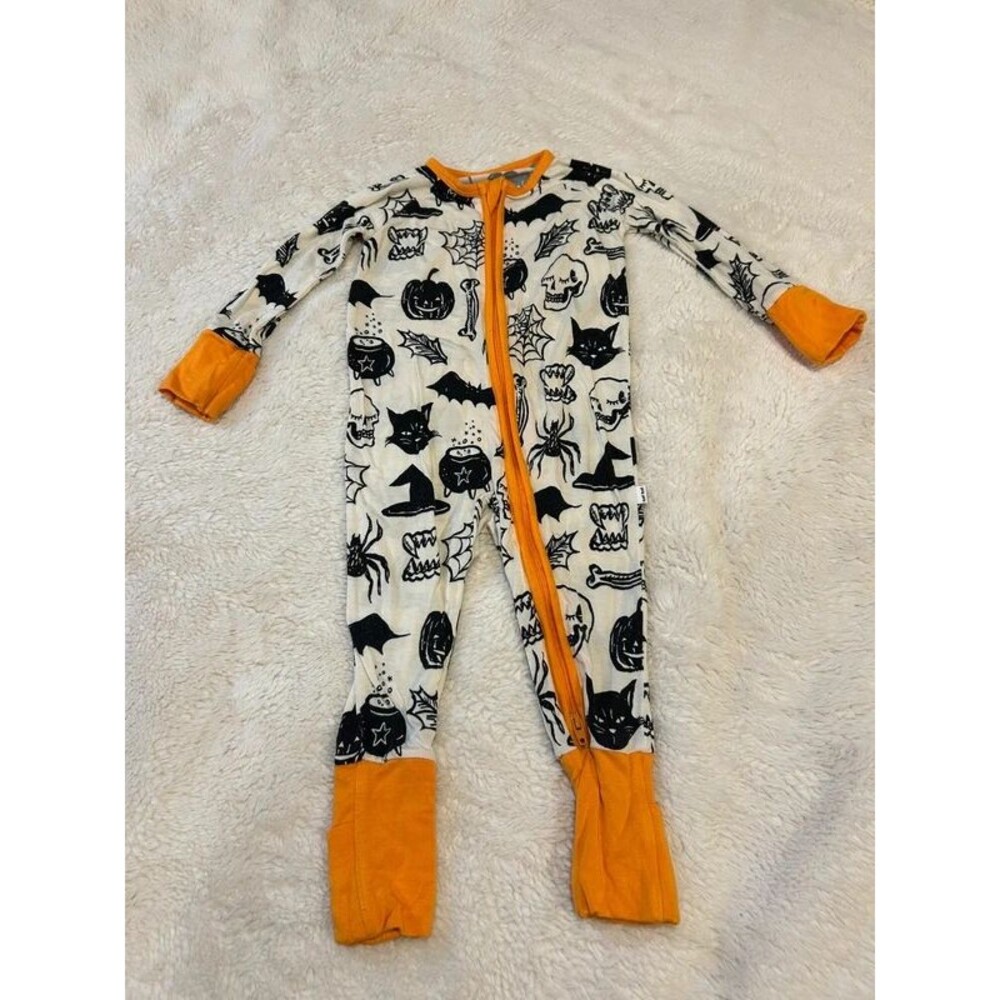 Little Sleepies 3-6M Baby Halloween Witches Brew Zippy Pajamas